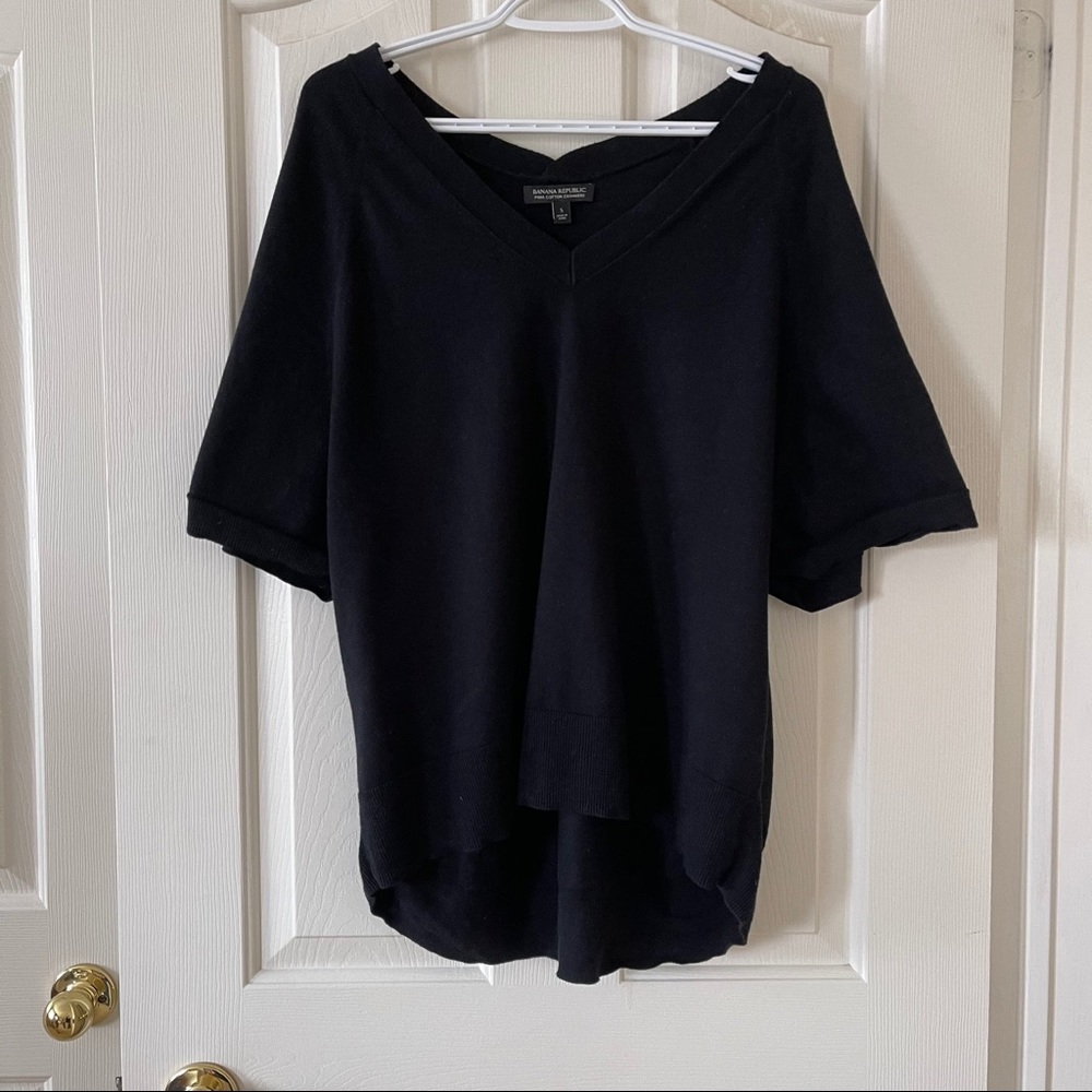 Banana republic black oversized sweater s